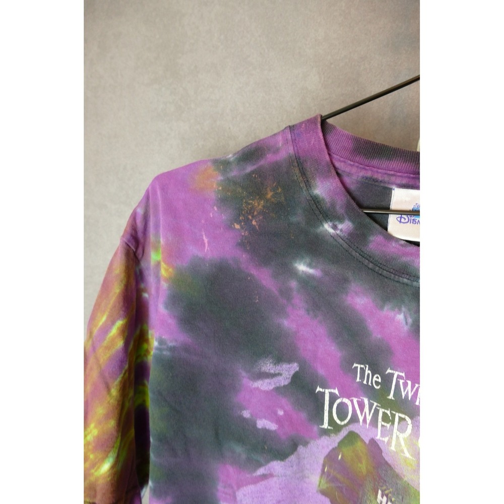 Disneyland Tower of Terror Tie Dye Shirt Mens I Survived Hollywood Tower Hotel - Picture 5 of 9